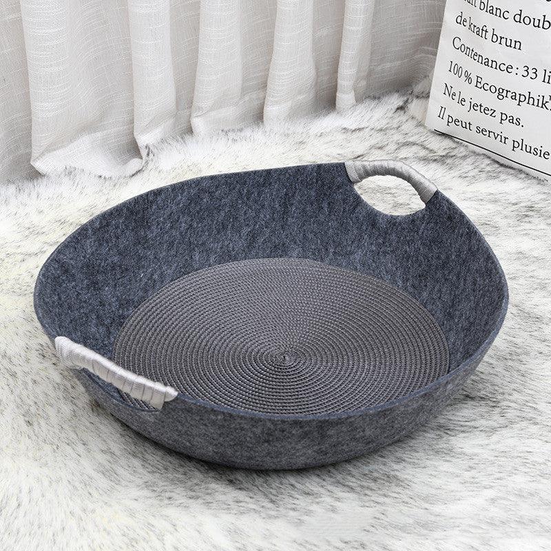 Luxury Felt Nest Style Cat Litter - The Perfect Haven For Your Feline Friend-5
