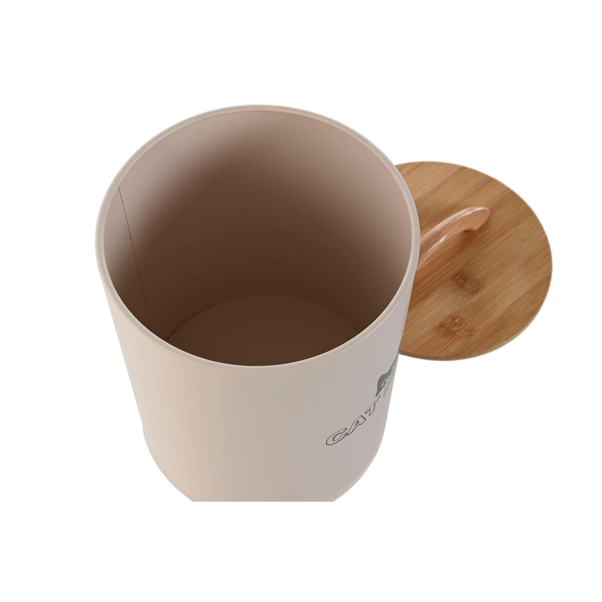 Pet food jar Home ESPRIT Beige Natural 2,5 L