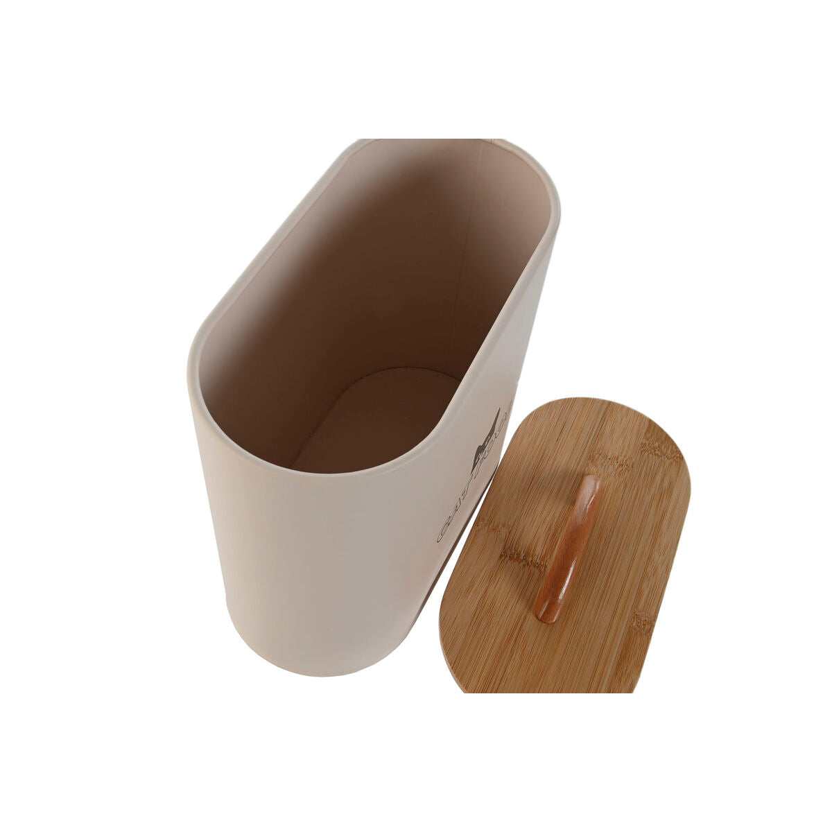 Pet food jar Home ESPRIT Beige Natural 3,6 L