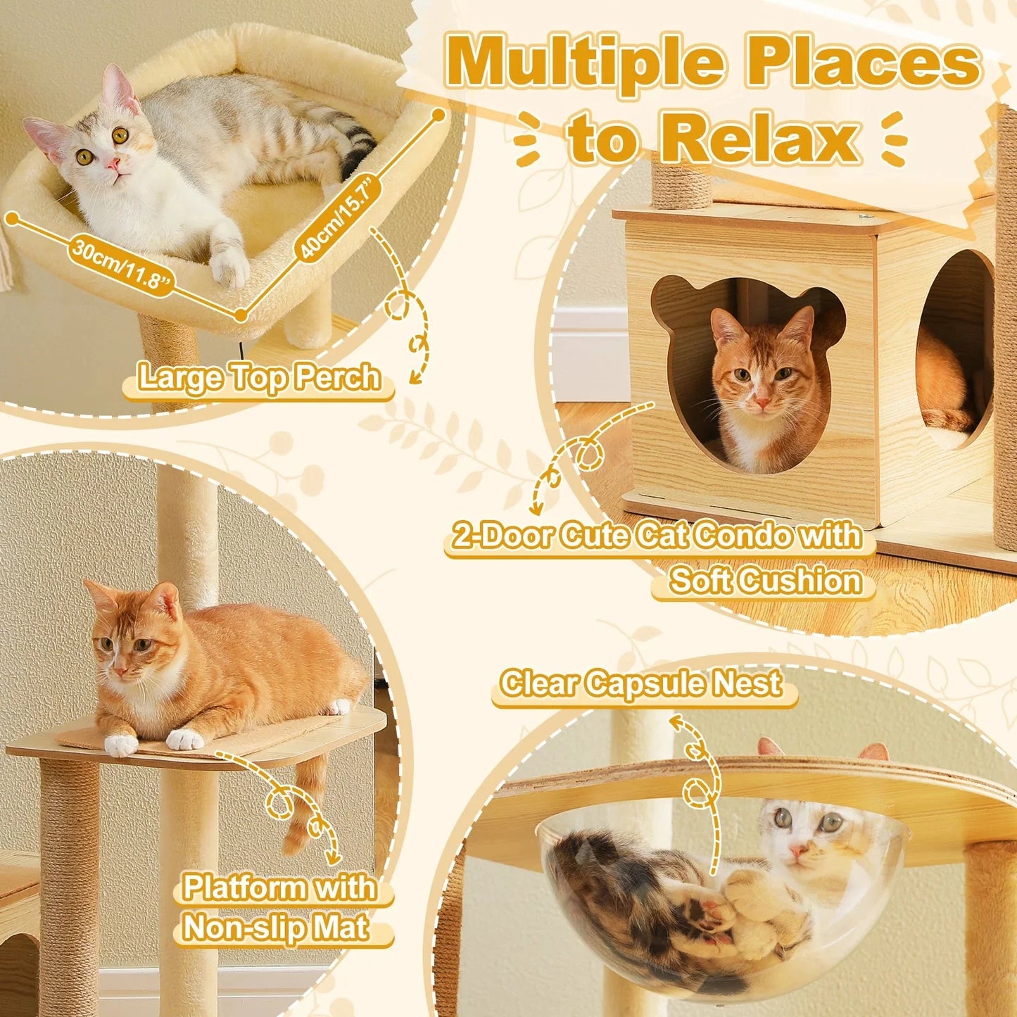 Modern Spacecraft Cat Scratching Tree-3