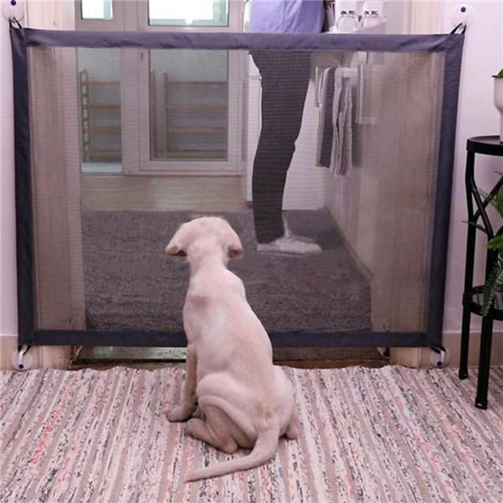 Pet Barrier Dog Gate Isolation Net Folding Mesh Safe Guard Safety Enclosure Dog Fence Home Protection Pet Separation Supplies