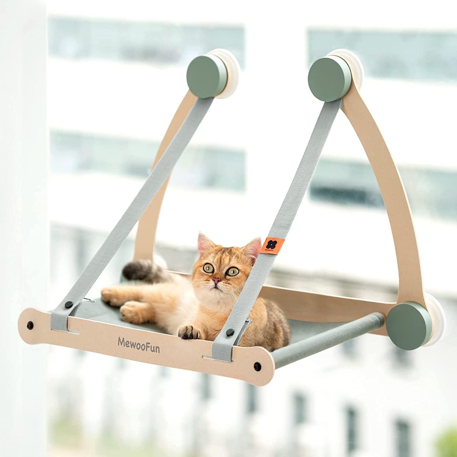 Luxury Cat Hammock Window Seat - The Perfect Sunny Spot For Your Feline Friend-4