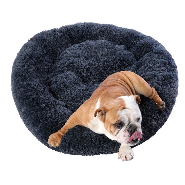 Luxury Round Pet Nest - Ultimate Comfort For Your Furry Friend-1
