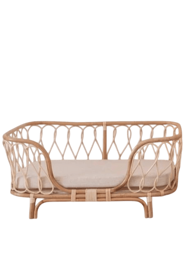 Molly Rattan Dog Bed (2 Sizes)